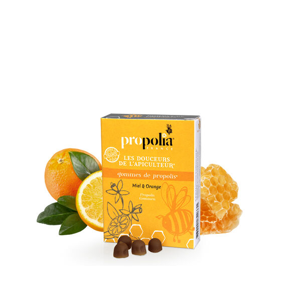 Прополия био пастилы с медом и апельсинами 45 г 20331/21123