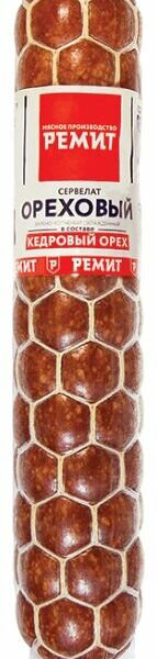 Колбаса варено-копченая Ремит Сервелат Ореховый