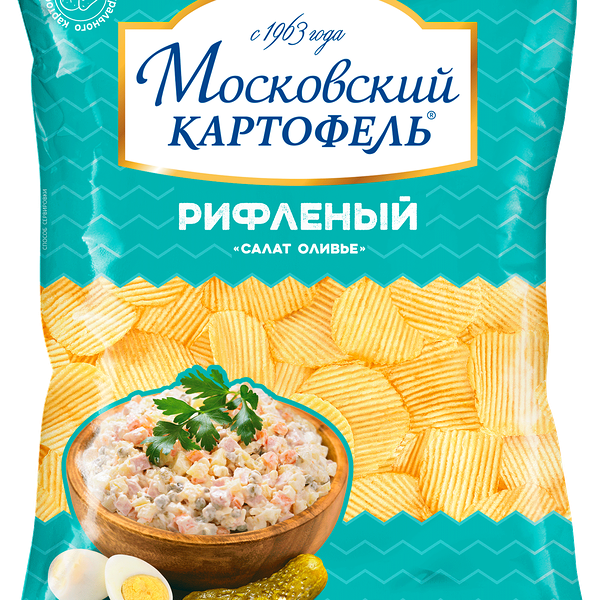 Чипсы Московский картофель салат Оливье 130 г