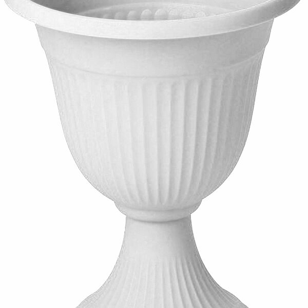 Кашпо-вазон IDEA Ливия d30 см полипропиленовый мраморный