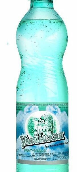 Вода минеральная лечебно-столовая Улеймская Магниевая газированная