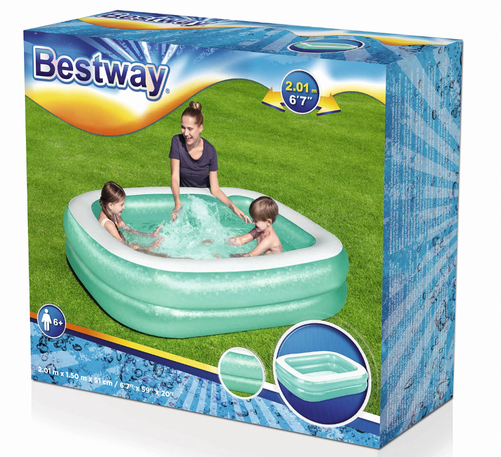 

Бассейн надувной BESTWAY, 200х146х48 см