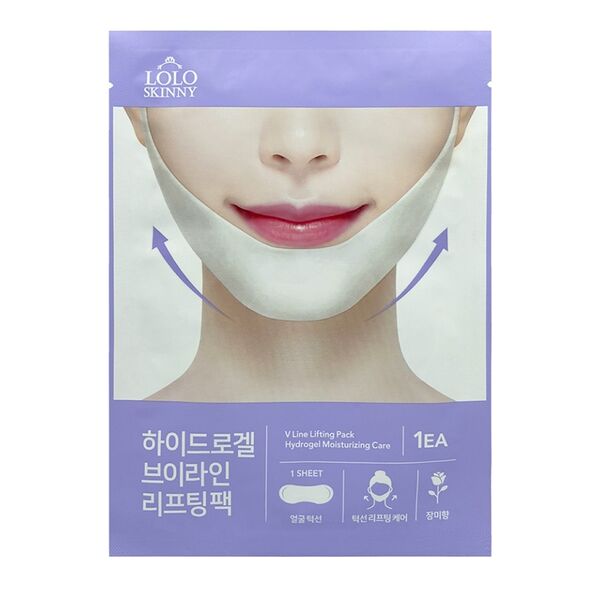 Маска для лица LoloSkinny гидрогелевая для подтяжки и выравнивая контура лица