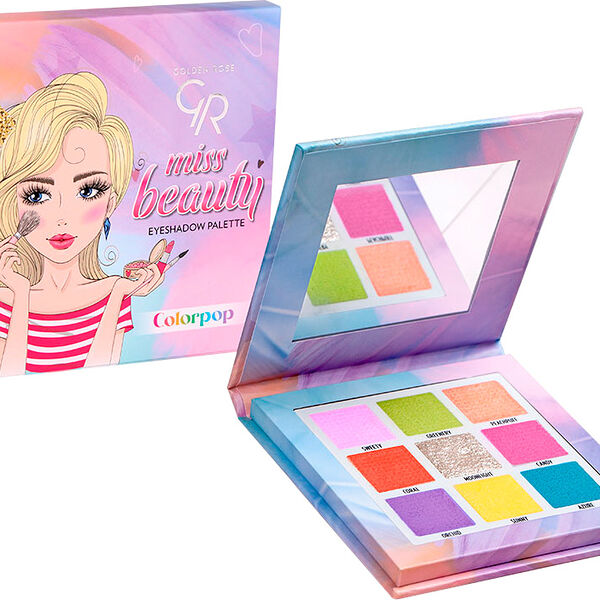 Палетка теней для глаз Golden Rose Miss Beauty Color Pop