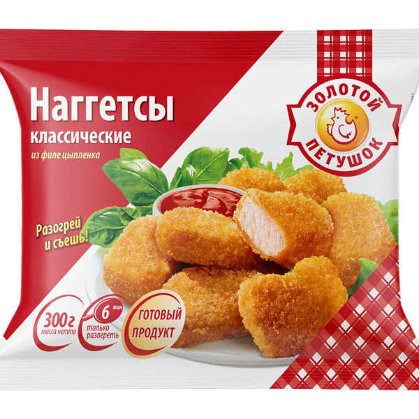 Наггетсы классические ТМ Золотой Петушок