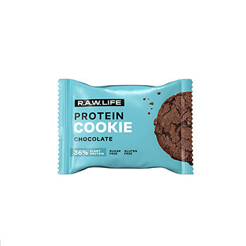 Печенье протеиновое R.A.W. Life Protein Cookie Шоколад (без сахара)