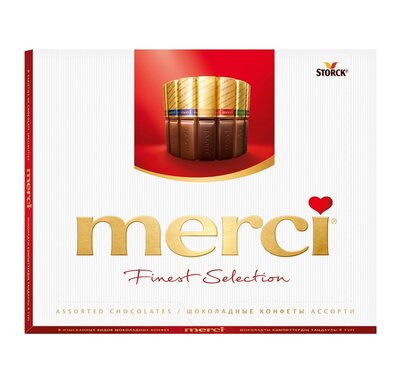 Набор конфет Merci Лучший Выбор (Finest Selection) 250 г дизайн упаковки в ассортименте