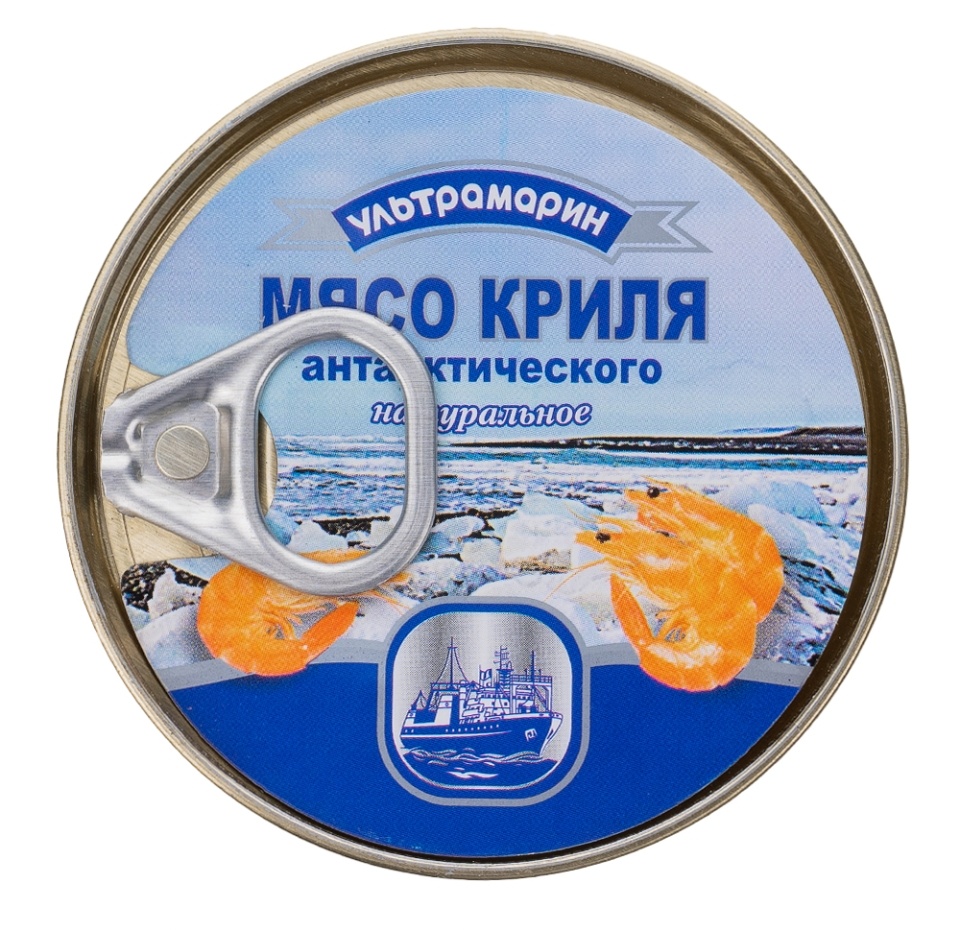 

Мясо криля натуральное, «Ультрамарин», 105 г, Россия