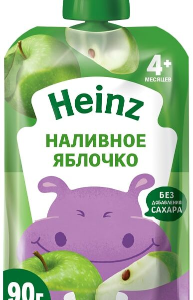 Пюре Heinz Наливное яблочко с 4 месяцев 90г