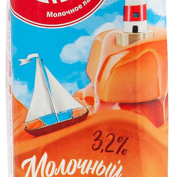 Молочный коктейль АШАН Красная птица Карамельная ириска 3,2%