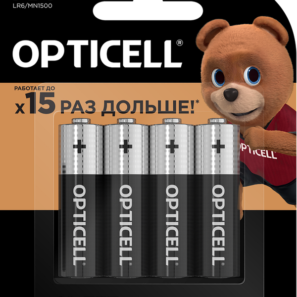 Элемент питания AA Opticell Basic, 4 штуки