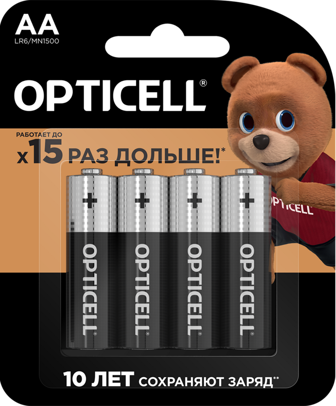 

Элемент питания Opticell Basic AA-LR6 4 шт
