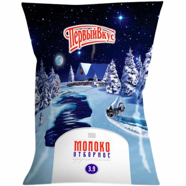 Молоко Первый вкус отборное 3.9% 1000 мл