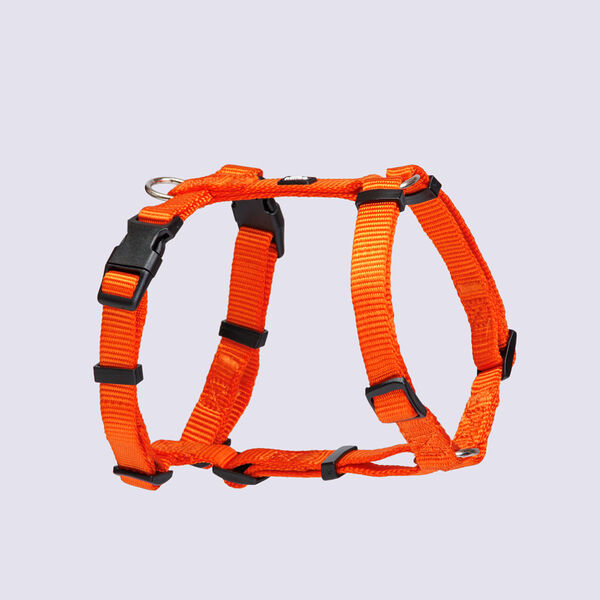 Шлейка нейлоновая для собак Vario, 15 мм, 38-52 см, оранжевая