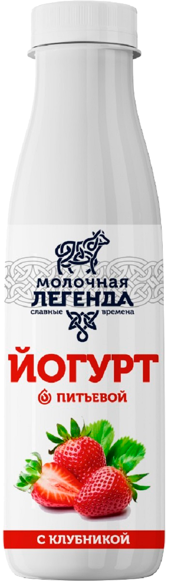 

Йогурт Молочная легенда с клубникой 0.9% 270 г