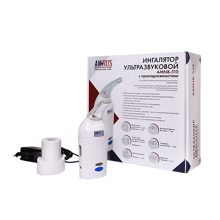 Ингалятор ультразвуковой с адаптером Amrus AMNB-510