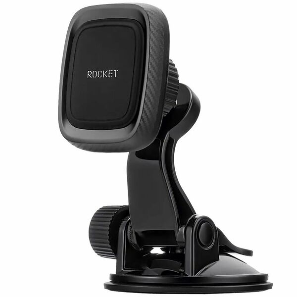 Держатель Rocket Fix Line на приборную панель и стекло (RCM502BL01FL-DM) чёрный
