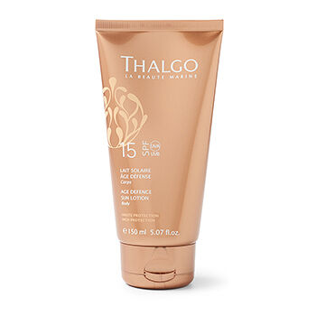 Молочко Thalgo SUN CARE SPF15 для тела антивозрастное солнцезащитное