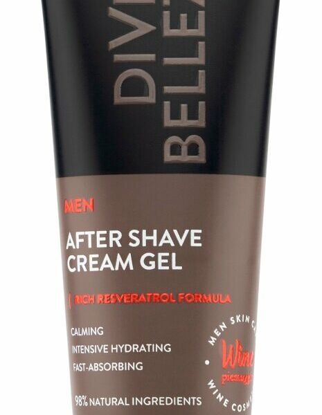 DIVINA BELLEZZA Wine Moisturising After Shave Cream Gel For Men Крем-гель после бритья на вине муж., 75 мл