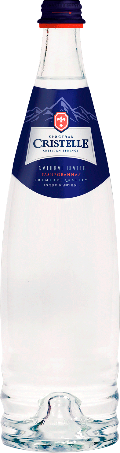 

Вода Cristelle питьевая газированная 750 мл