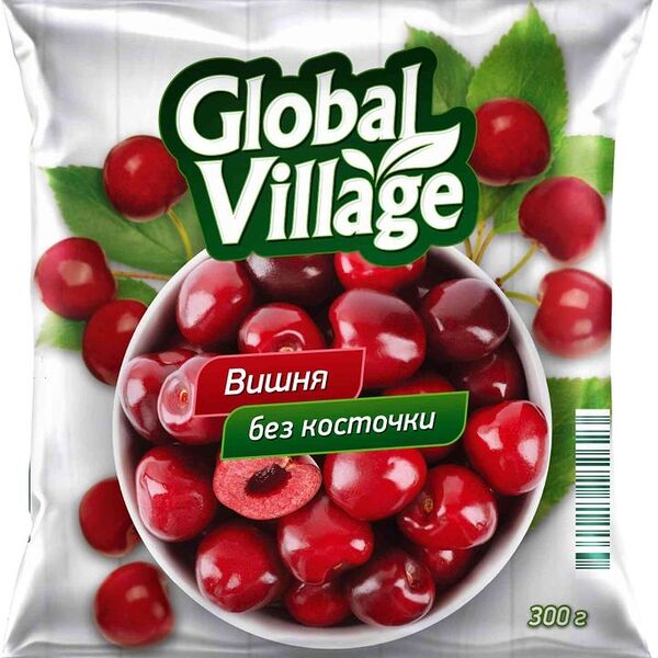 Вишня Global Village без косточки быcтрозамороженная 300 г