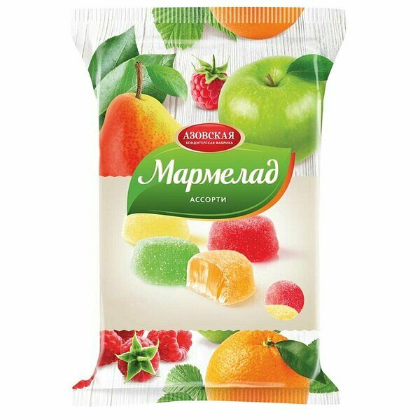 Мармелад Азовская кондитерская фабрика желейный Ассорти 300г