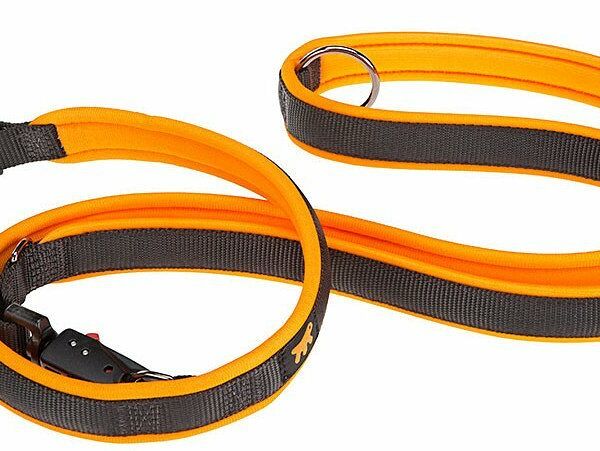 Ferplast поводок нейлоновый Ergofluo Matic GA20/200 Оранжевый