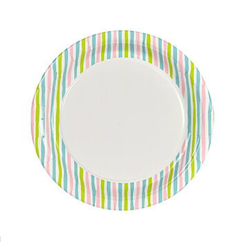 Тарелки Duni бум Stripes Multi 22см DUNI OY 10 шт