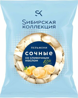 Пельмени Сибирская Коллекция Сочные со сливочным маслом