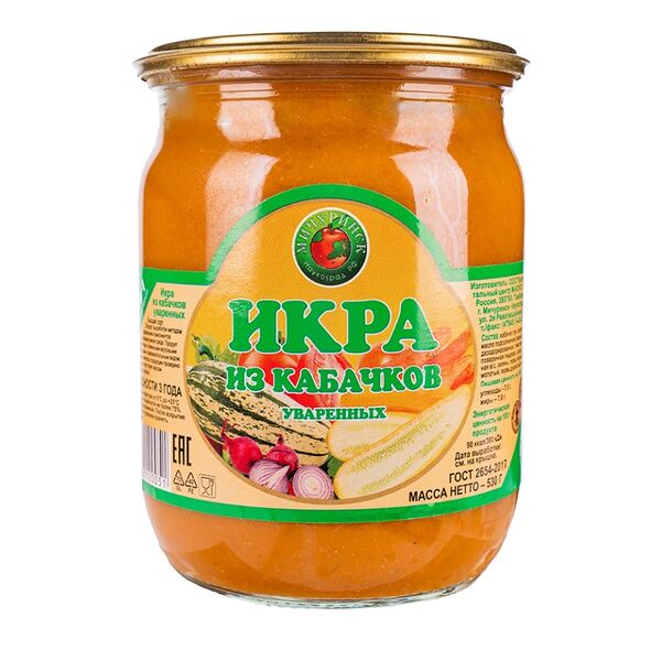 Икра М-КОНС из кабачков уваренных