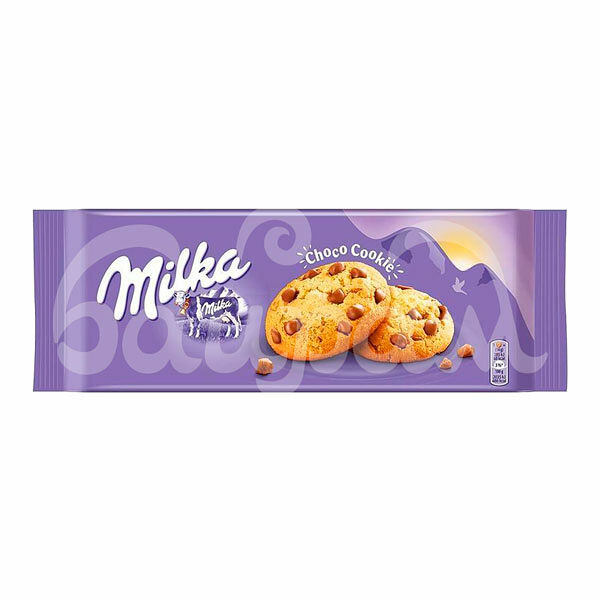 Печенье Милка 126гр  с Кусочками молочного шоколада