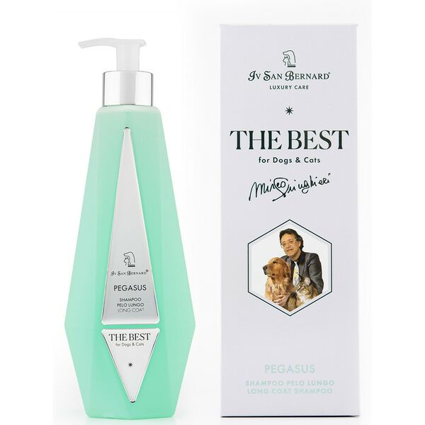 Шампунь IV SAN BERNARD The Best line Pegasus для длинной шерсти с экстрактом мальвы 550мл