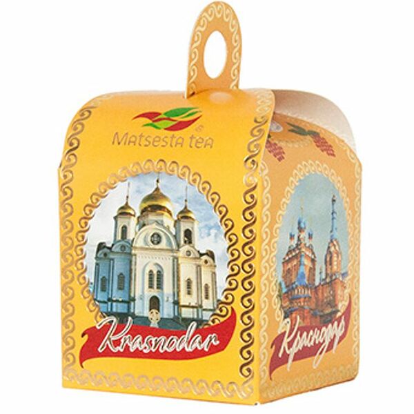 Чай Мацеста чёрный байховый с цедрой апельсина и бергамотом, 50г