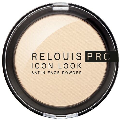 Пудра компактная для лица Relouis Pro Icon Look Satin Face Powder т.00