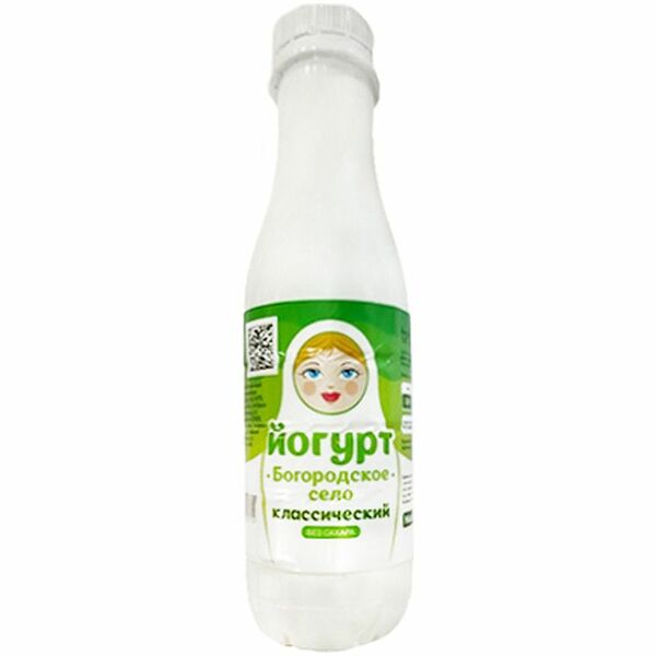 Йогурт Богородское Село Классический 3%, 450мл