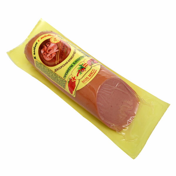 Колбаса вареная Иней Докторская ГОСТ 350 г