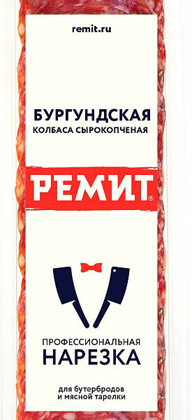 Колбаса Ремит Бургундская сырокопченая нарезка 70 г