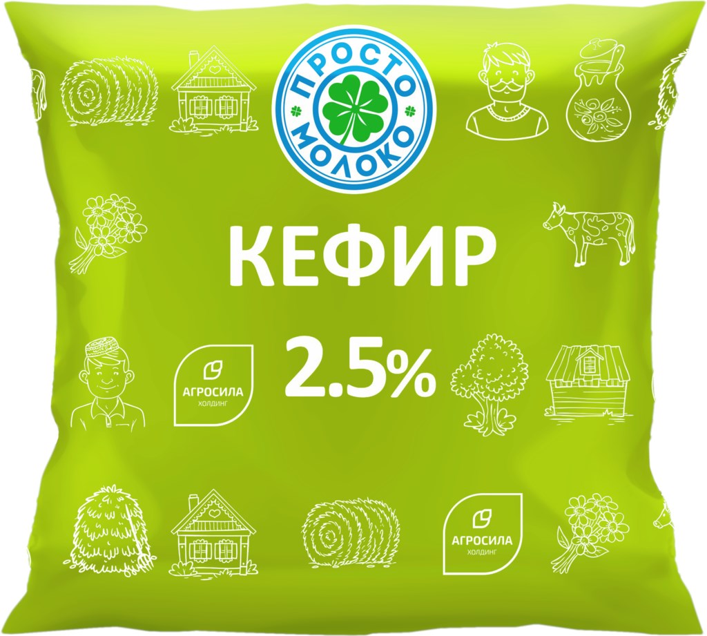 

Кефир Просто молоко 2.5% 430 мл