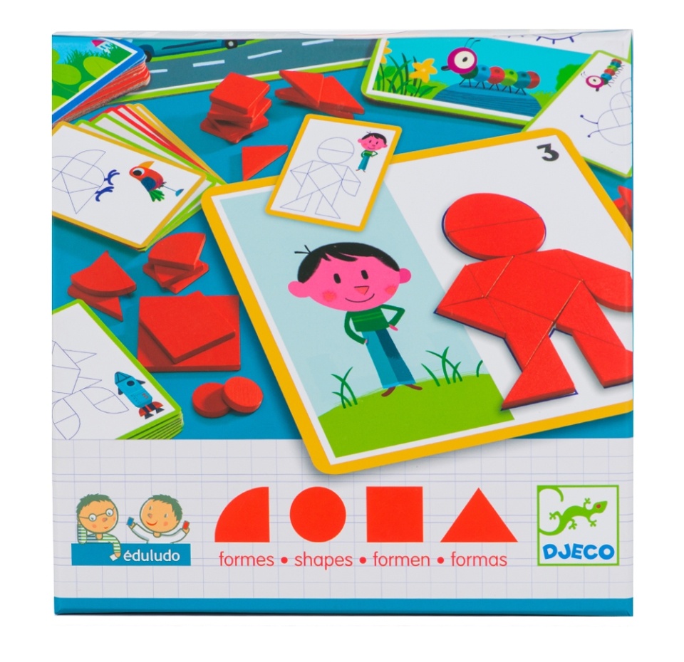 

Игра развивающая «Фигуры» серии Eduludo 3-6 лет, Djeco, Франция