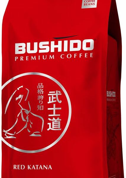 Кофе Bushido Red Katana в зёрнах, 1кг