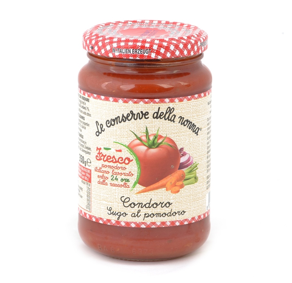 

Соус томатный Condoro с овощами, Le conserve della nonna