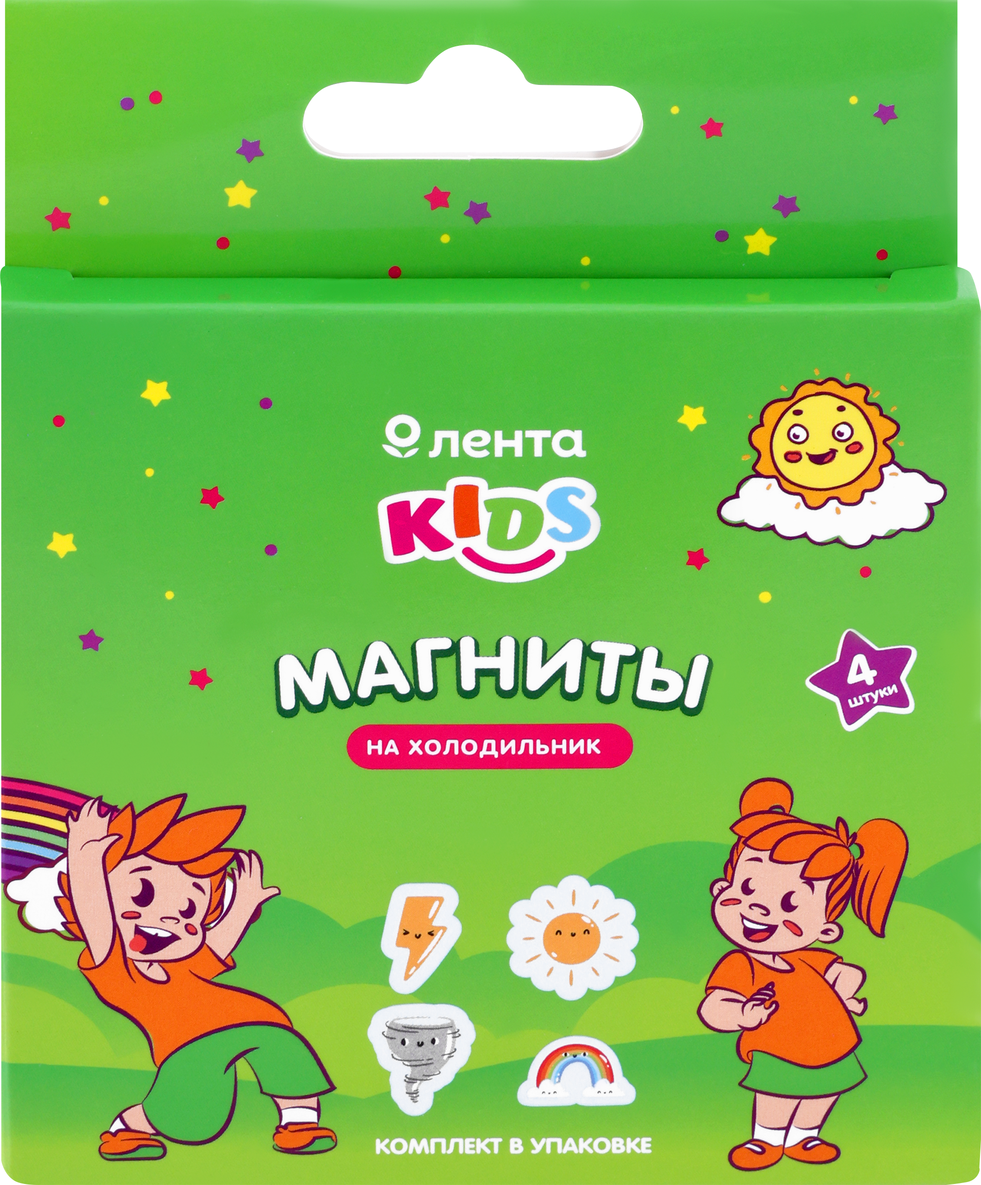 

Набор магнитов ВАУ МЯУ! на холодильник, в ассортименте Арт. XFFN-45, 4шт