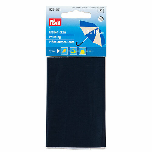 929501 Нейлоновая самоклеящаяся заплатка 6,5*14см упак(2шт), цв. темно-синий Prym