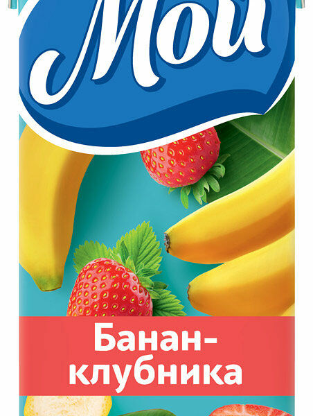 Нектар Мой бананово-клубничный 950 мл