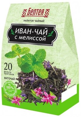 Напиток чайный Белтея Иван-чай с мелиссой 20пак*1,2г 24г