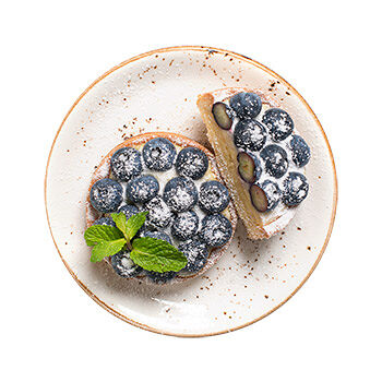 Тарталетка «Голубика» от шеф-кондитера