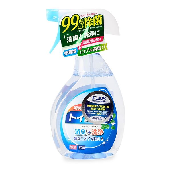 Средство моющее для туалета с ароматом мяты, FUNS