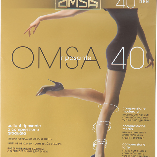 Колготки женские OMSA 40 den nero 5