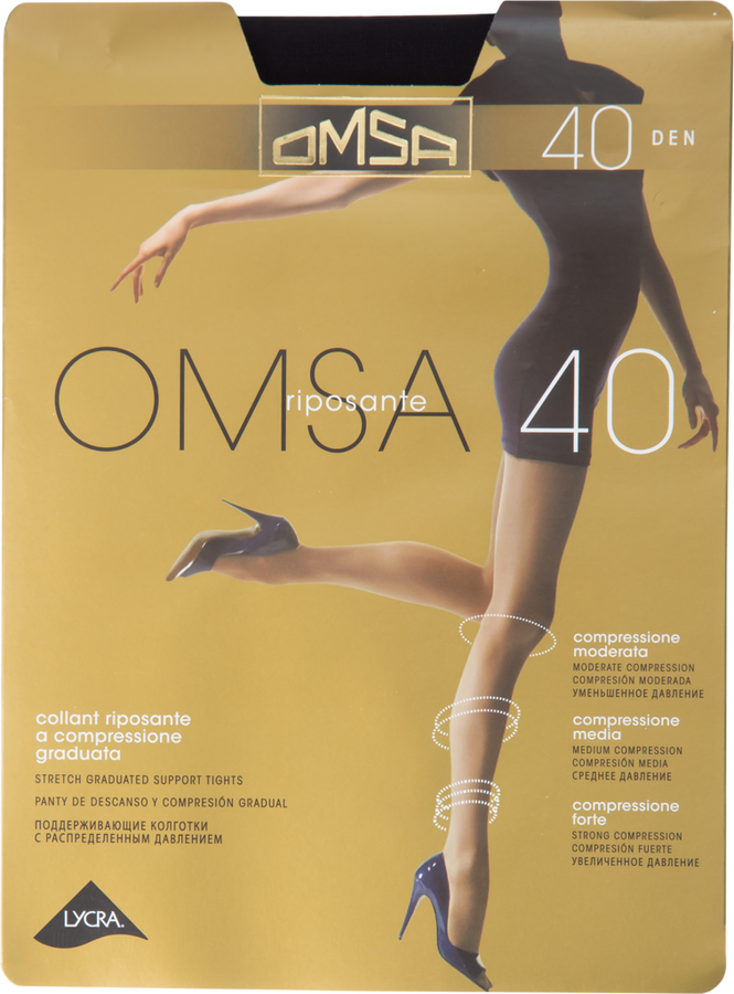 

Колготки женские OMSA 40 den nero 5