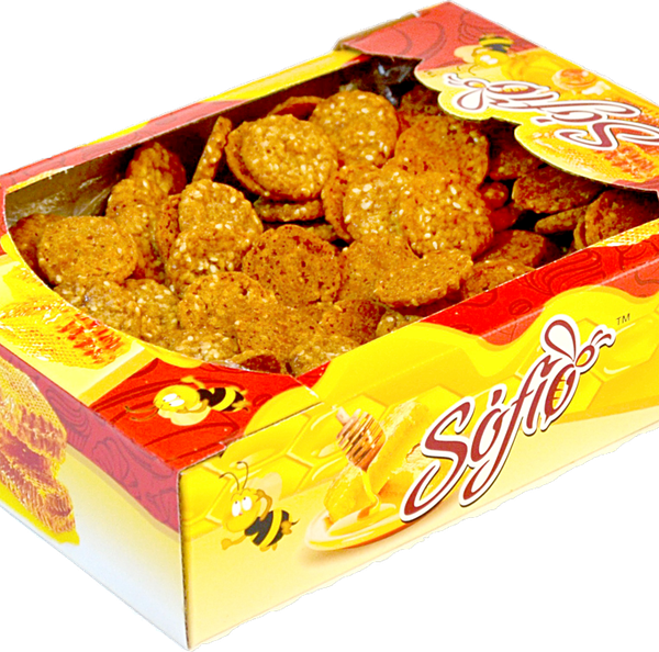 Печенье SOFIO Софийка сдобное с кунжутом слоеное